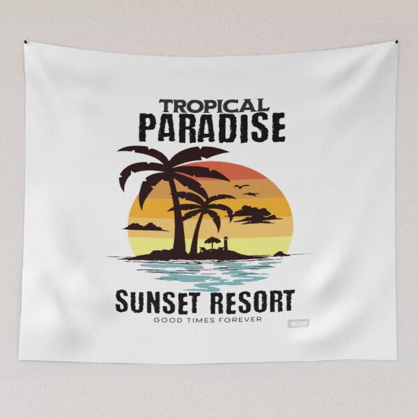 Item preview, tropical paradise sunsei resort designed and sold by jonmobo.
