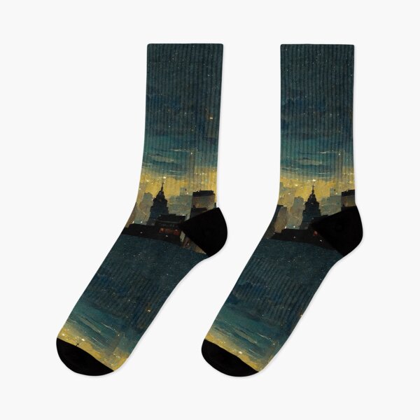 Item preview, Nighthawks City (Edward Hopper Inspired Artwork) designed and sold by ZGigerBarker.