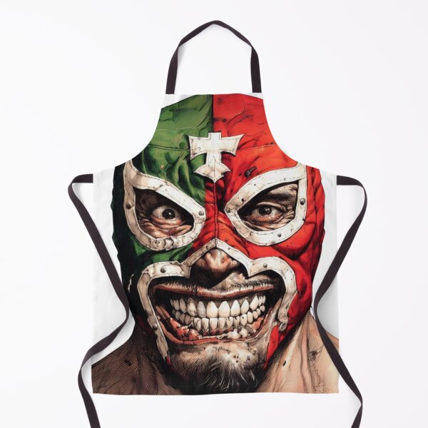 Item preview, Mexican Wrestler Luchador "Let's Have a Rematch" designed and sold by Organic Creeps.