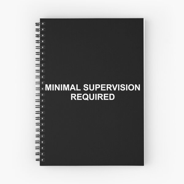 Item preview, Minimal Supervision Required designed and sold by SowCow.
