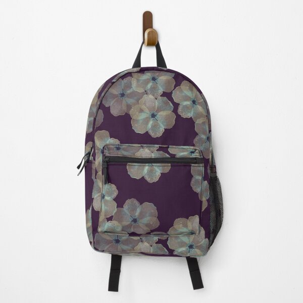 Item preview, Opal flowers, deep fall colors, Aubergine designed and sold by WhimsyLetters.