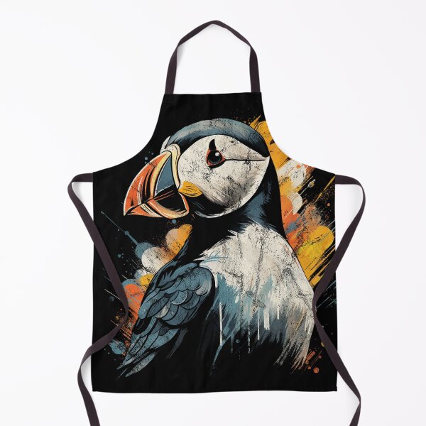 Item preview, A Puffin - Vintage Distressed Cool Street Art Birds designed and sold by GVRDesign.