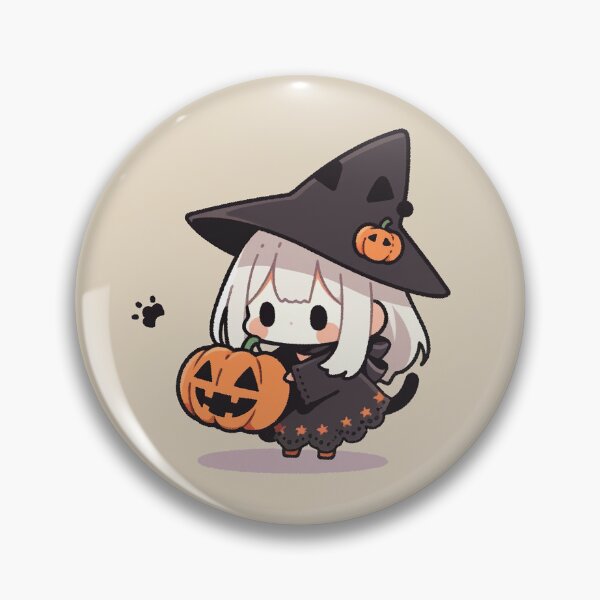 Item preview, Cute Witch Halloween Chibi Art designed and sold by 999Memento.