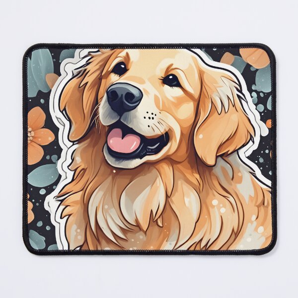Item preview, golden retriever designed and sold by DarkSavant138.