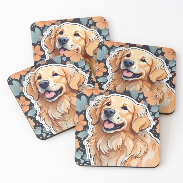 Item preview, golden retriever designed and sold by DarkSavant138.