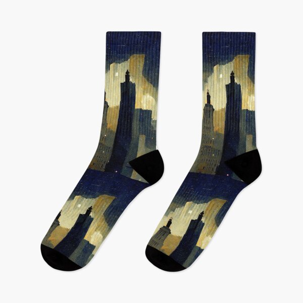 Item preview, Mist and Clouds Over Nighthawks City (Edward Hopper Inspired Artwork) designed and sold by ZGigerBarker.
