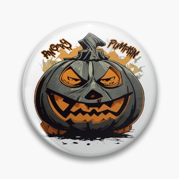 Item preview, SPOOK-TACULAR ANGRY PUMPKIN designed and sold by BRIAN  PIERRE-ALEXANDER.