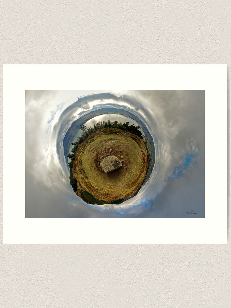 Alternate view of Cloughmore Stone, Rostrevor, County Down Art Print