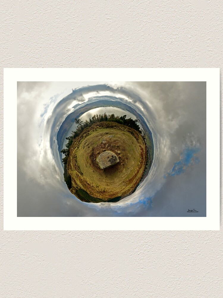 Alternate view of Cloughmore Stone, Rostrevor, County Down Art Print