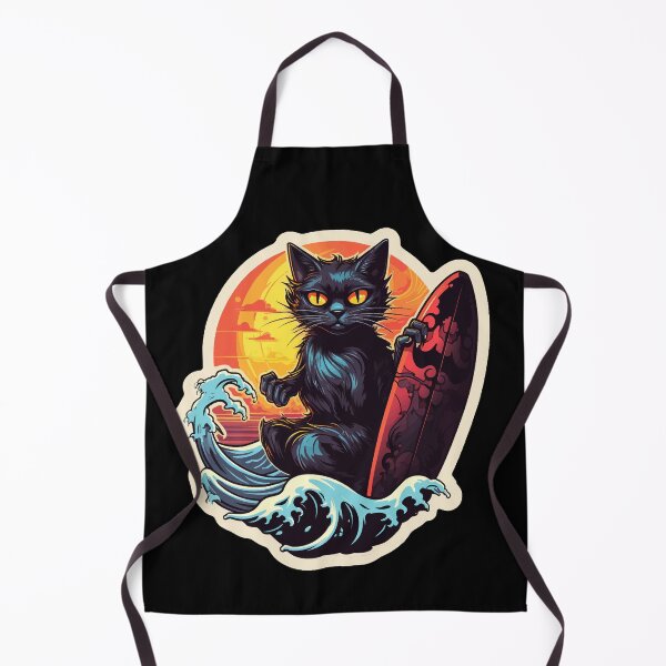 Item preview, Black Cat Surf Club designed and sold by VelvetRoom.