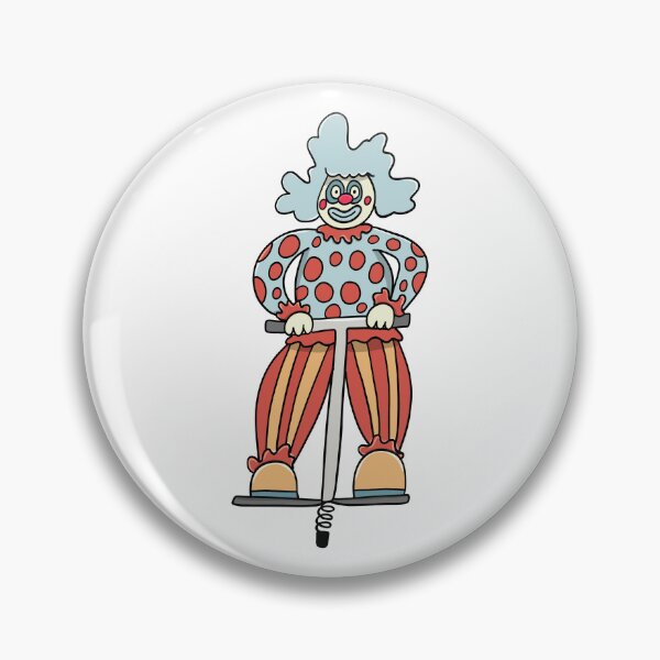 Item preview, Clown on a pogo stick designed and sold by artcre8ta.