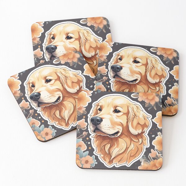 Item preview, golden retriever designed and sold by DarkSavant138.