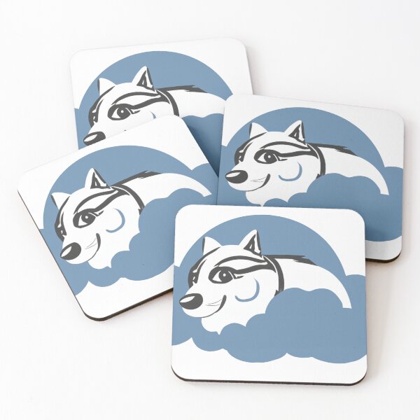 Item preview, Cute dog in the moon and cloud designed and sold by GGardenStudio.