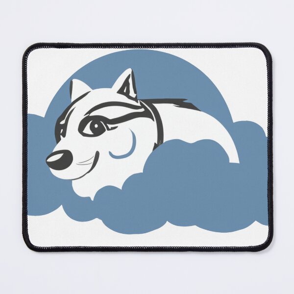 Item preview, Cute dog in the moon and cloud designed and sold by GGardenStudio.