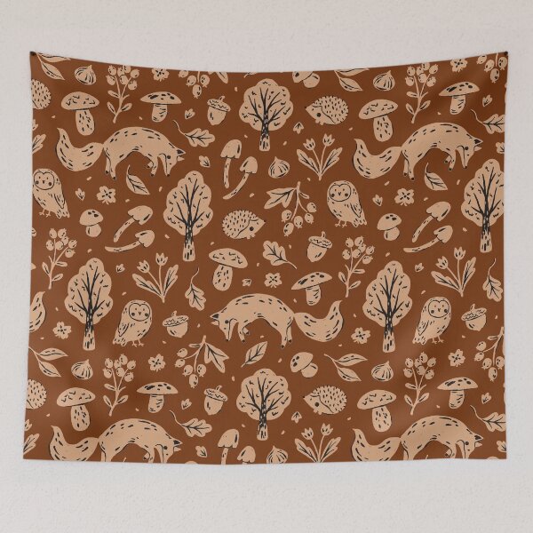 Item preview, Inky Autumn Woodland designed and sold by ohjessmarie.