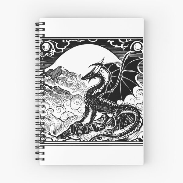 Artikelvorschau, Jugendstil-Drachenillustration entworfen und verkauft von WildComfrey.