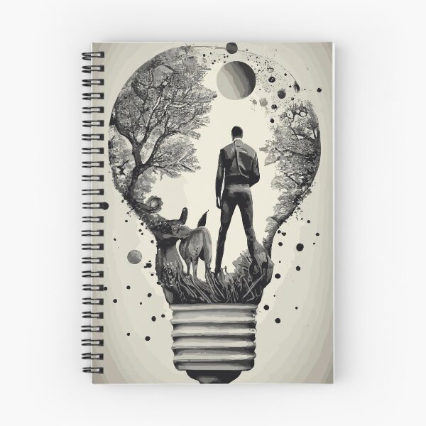 Item preview, man inside a light bulb designed and sold by InnovaDigital.
