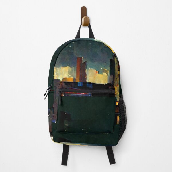 Item preview, View From Nighthawks City (Edward Hopper Inspired Artwork) designed and sold by ZGigerBarker.