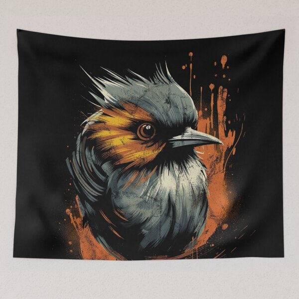 Item preview, Silvereye - Distressed Vintage Street Art New Zealand Birds designed and sold by GVRDesign.