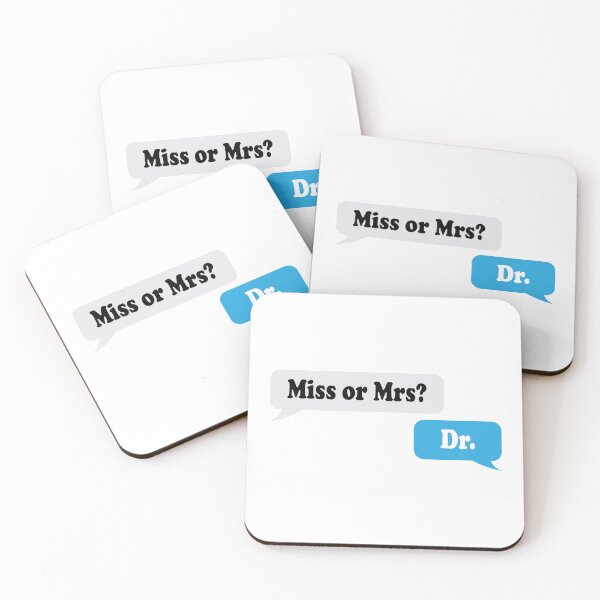 Item preview, Miss or Mrs? Dr. designed and sold by ScienceCorner.