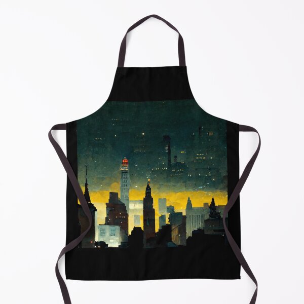 Item preview, Atmospheric Nighthawks City (Edward Hopper Inspired Artwork) designed and sold by ZGigerBarker.