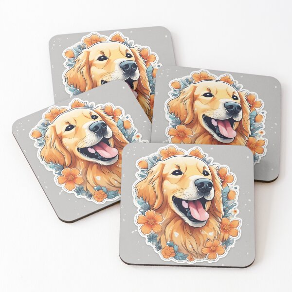 Item preview, golden retriever designed and sold by DarkSavant138.
