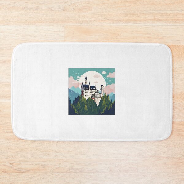 Item preview, Neuschwanstein Castle Illustration designed and sold by DesignMaxa.