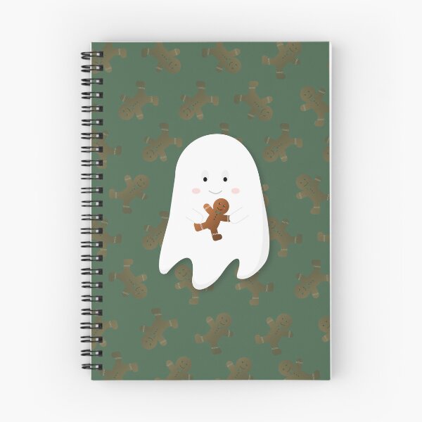 Item preview, Spooky Sweet Greetings: Ghost and Gingerbread Man designed and sold by Emily-mi.