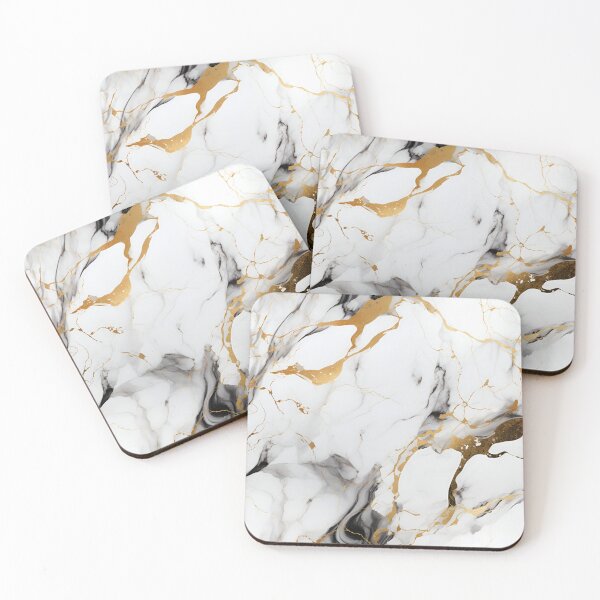 Item preview, marble pattern blak and white glod designed and sold by Ivyx77.