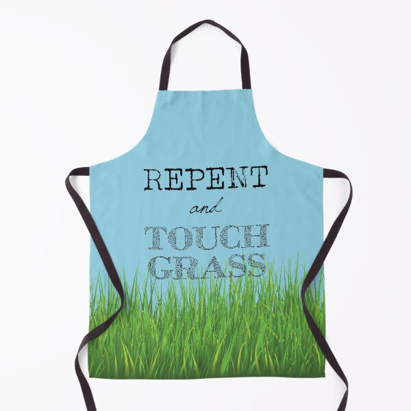Item preview, Christian Repent and Touch Grass (Black Text) designed and sold by GatorDesign.