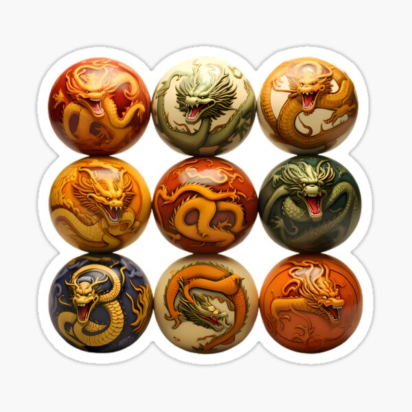 🥇 Vinilos y pegatinas bolas mágicas de dragon ball 🥇