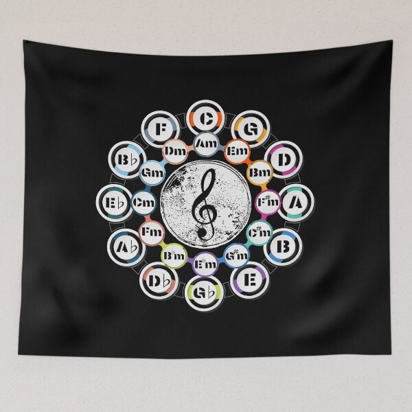 Item preview, Circle of Fifths - Fun Music Theory Unique Design designed and sold by thegapstopstore.
