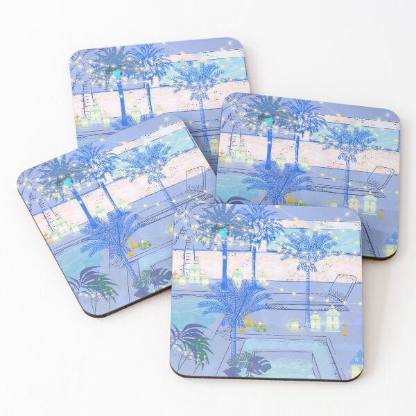 Item preview, Copy of Pool and palms, lanterns, water,  designed and sold by Sugar Wisdom .