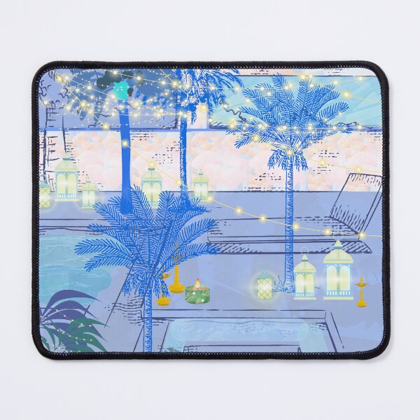 Item preview, Copy of Pool and palms, lanterns, water, designed and sold by Sugar Wisdom .