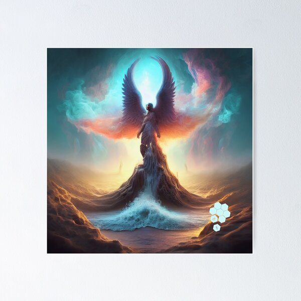 Item preview, Celestial Might: Angel on the Waters designed and sold by AwakenedAlchemy9.