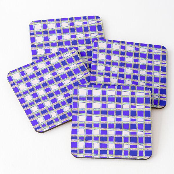 Item preview, Rhythmic repetition of white and blue squares designed and sold by Ivicaartist.