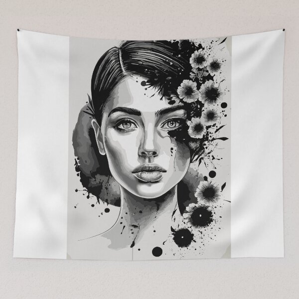 Item preview, white and black woman designed and sold by InnovaDigital.