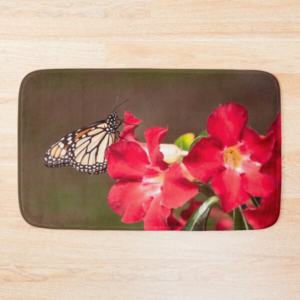 Item preview, Monarch butterfly on desert rose designed and sold by Zina Stromberg.