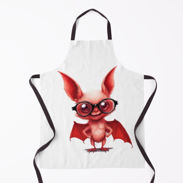Item preview, Smiling Bat with Glasses: Halloween Charm designed and sold by StyleSketch.