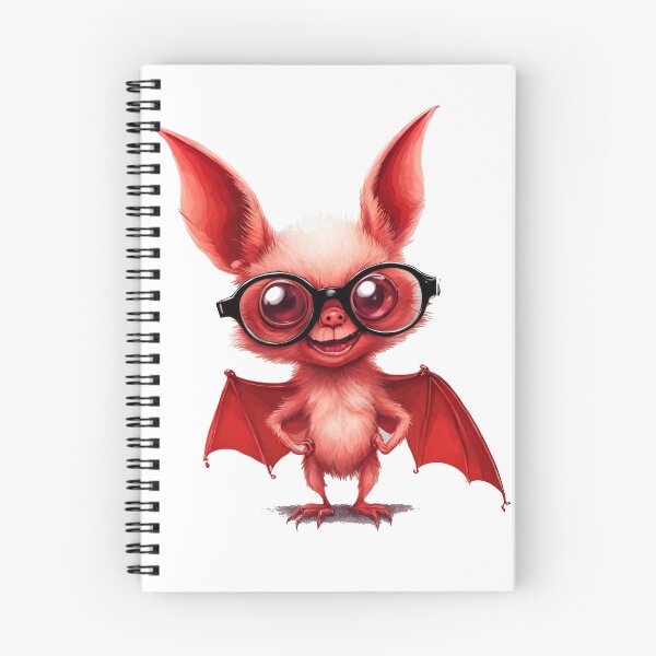 Item preview, Smiling Bat with Glasses: Halloween Charm designed and sold by StyleSketch.