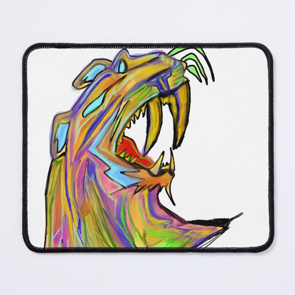 Item preview, Psychedelic Smilodon designed and sold by Benjamin Sabatier.