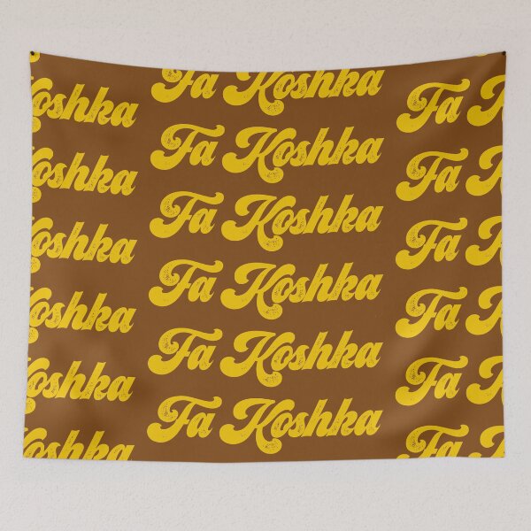 Item preview, FA KOSHKA yellow text logo designed and sold by Jacob Wayne Bryner.
