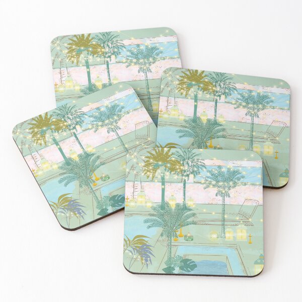 Item preview, Copy of Pool and palms, lanterns, water,  designed and sold by Sugar Wisdom .