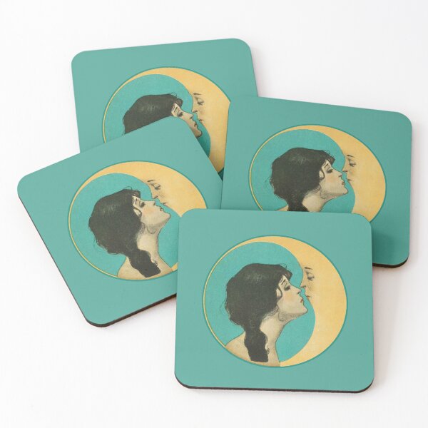 Item preview, Woman kissing Moon, (Dear Old Dixie Moon) Original version. High definition designed and sold by MINDTHECHERRY.