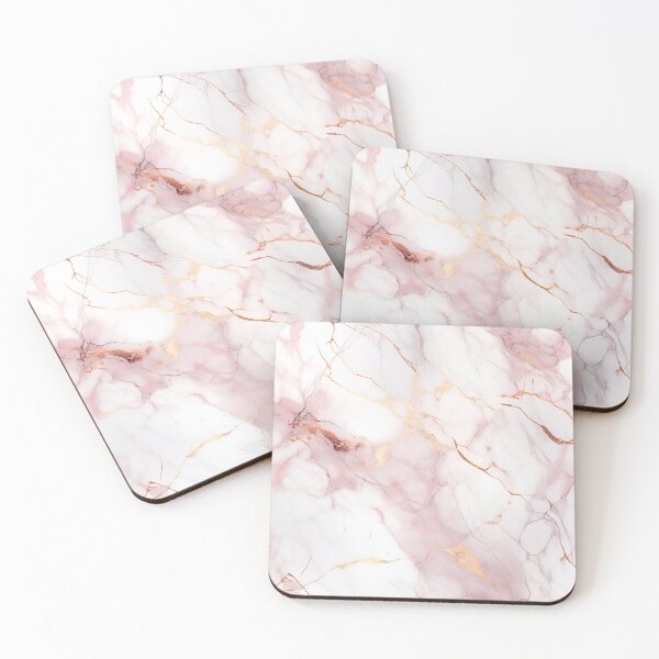 Item preview, marble pattern pink glod in white  designed and sold by Ivyx77.