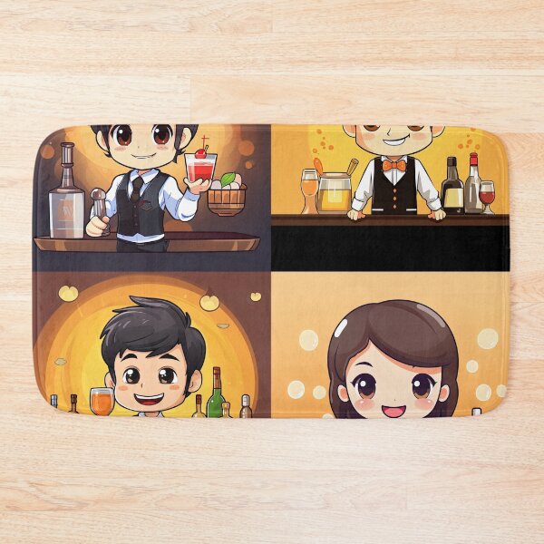 Item preview, Bartender | cute style designed and sold by ComicsFactory.