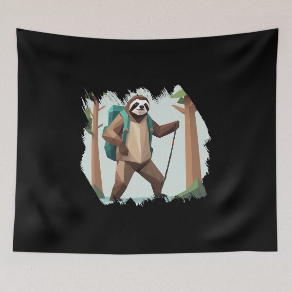 Item preview, Sloth Hiking Team designed and sold by friendlyspoon.
