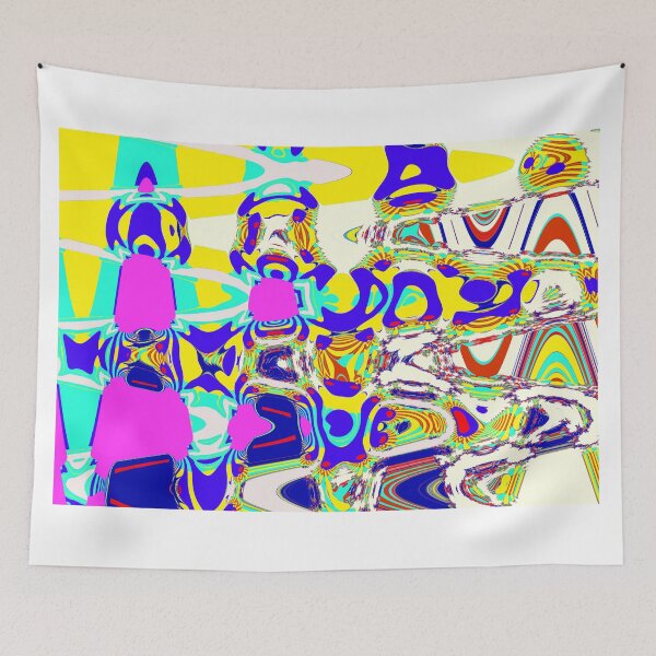 Item preview, Harmonious shapes with pink and yellow designed and sold by Ivicaartist.