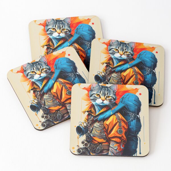 Item preview, Adventurer cat designed and sold by GGardenStudio.