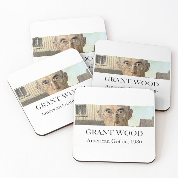 Item preview, Grant Wood - American Gothic designed and sold by Damagaro.